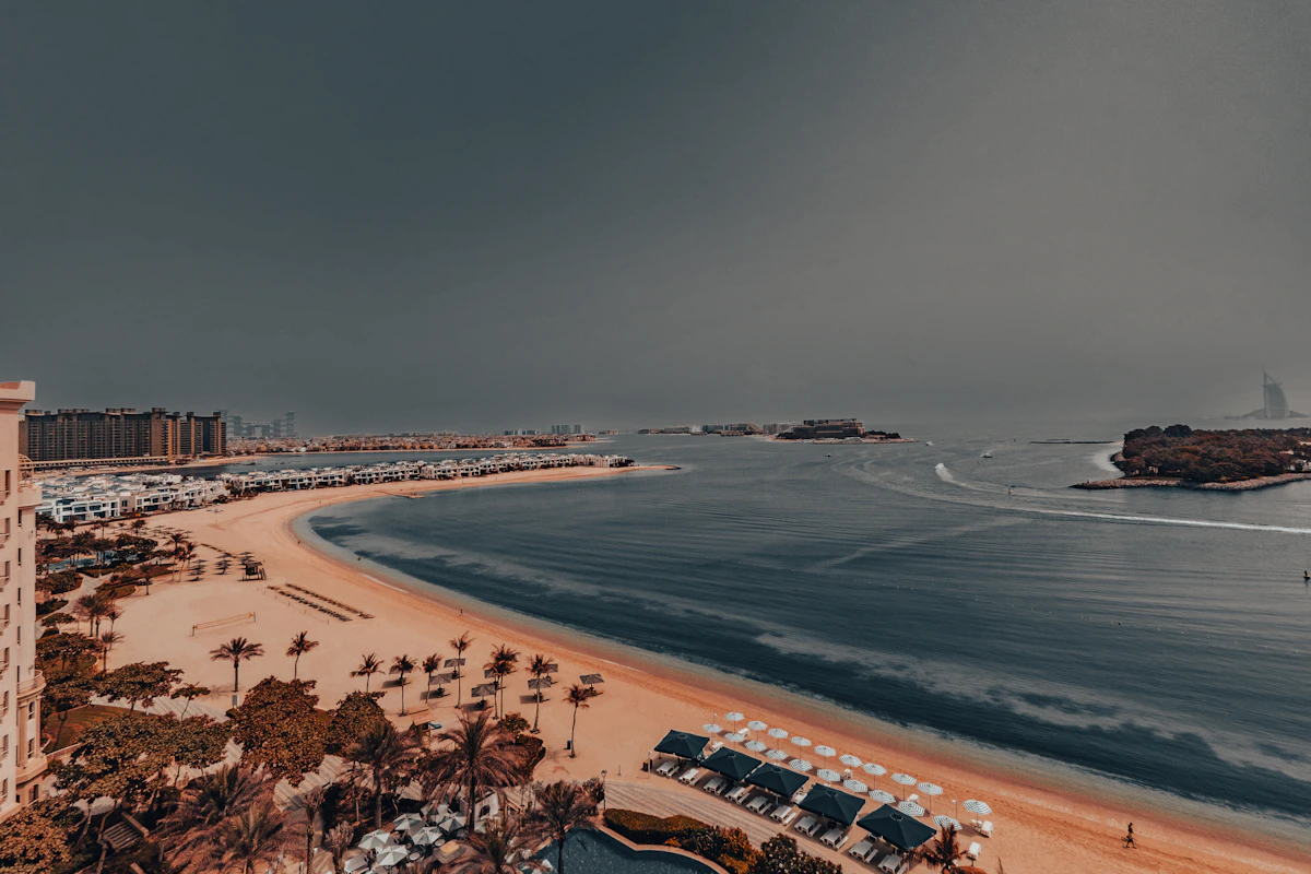 Palm Jumeirah manzarası
