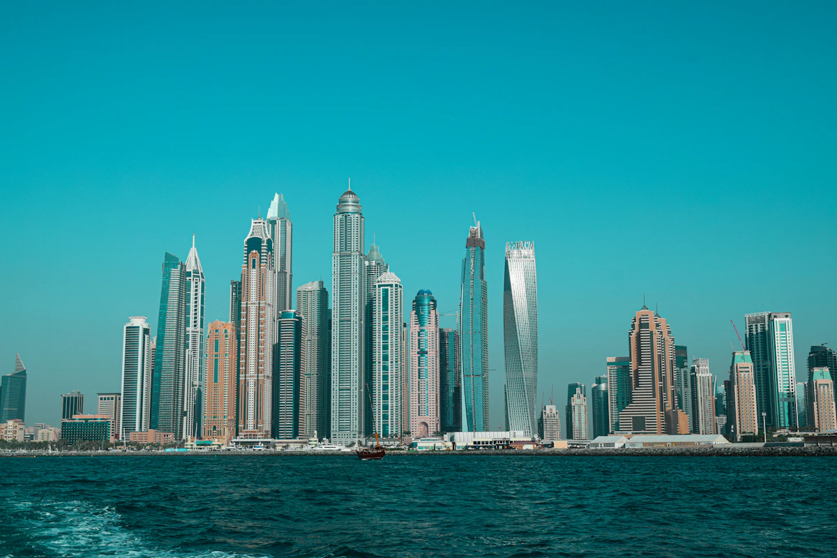 Dubai Marina manzarası