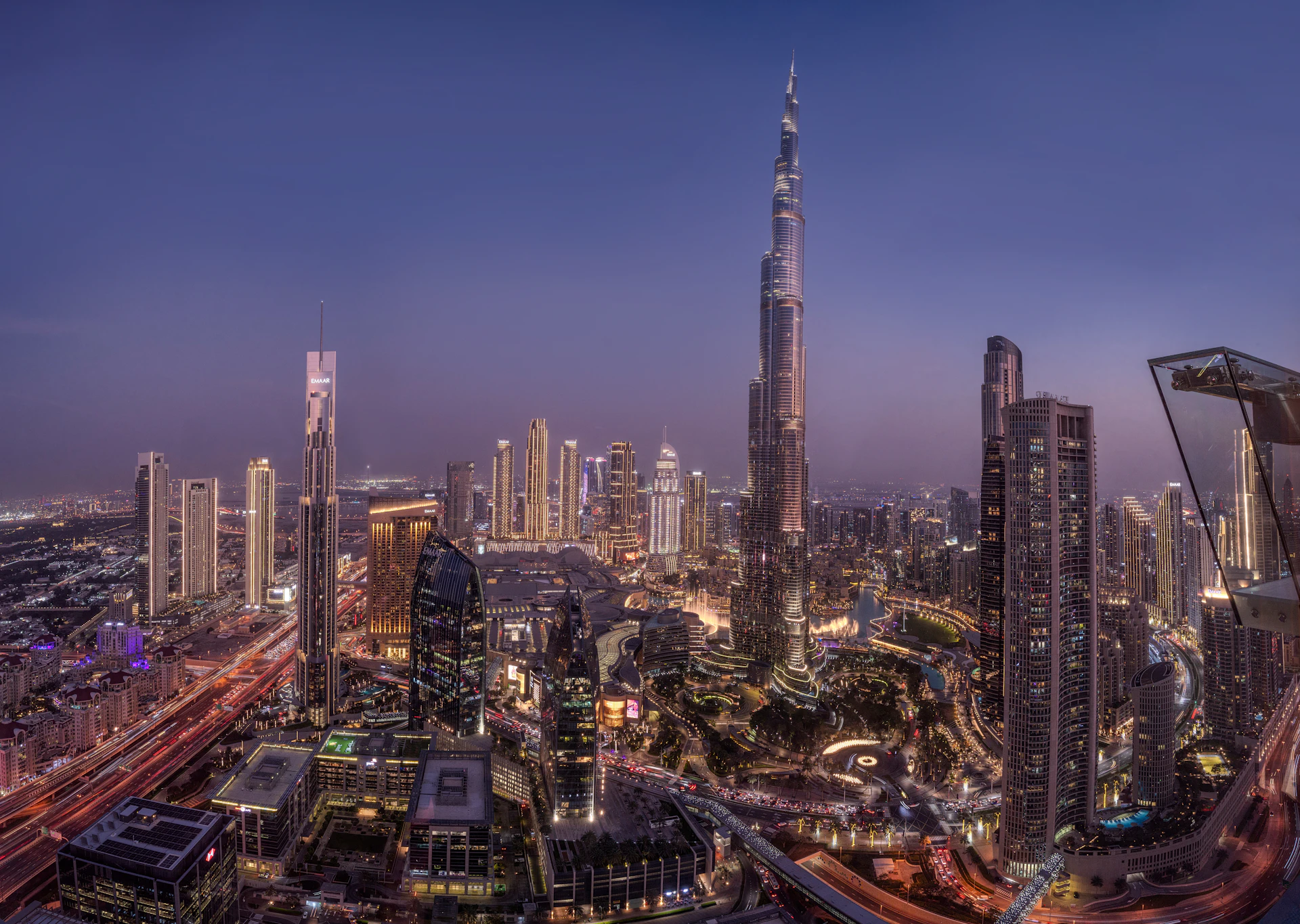 Downtown Dubai manzarası
